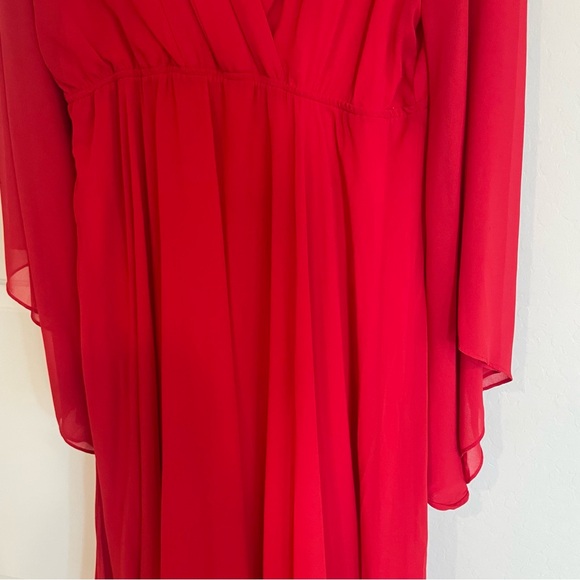 Meghan LA Lilypad Red Maxi Dress - Picture 5 of 11